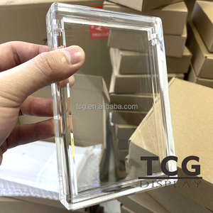 Étui de présentation en acrylique premium TCG pour carte gradée <span class=keywords><strong>Pokemon</strong></span> Hidden Fates <span class=keywords><strong>Glaceon</strong></span> GX PSA CGC BGS TAG Sport (type prisme simple) - Product Image 4