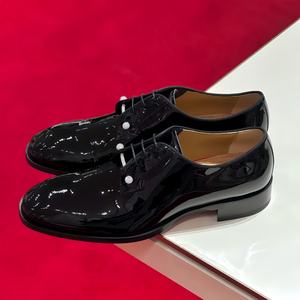 Famous designer <b>red</b>-soled men <b>leather</b> shoes Custom hand genuine <b>leather</b> Men's shoes Pointed toe business <b>dress</b> shoes & oxford - Product Image 3