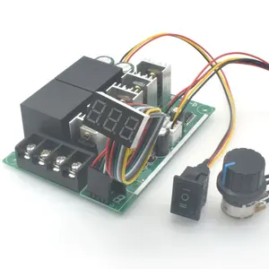 DC 모터 속도 컨트롤러 12V PWM 전압 조정기 12V 24V 48V 디밍 조광기 모터 속도 컨트롤러 입력 MAX 60A 주지사