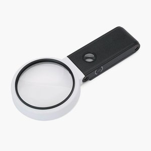 Loupe portative à main avec LED, grossissement 6X 25X, lentille acrylique pour la lecture, la réparation et l'artisanat - Product Image 1