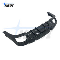 Diffuseur arrière en fibre de carbone véritable pour Porsche Panamera 970.2 2014-2016, protection automobile