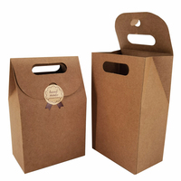 Boîte en papier kraft de haute qualité, vente en gros, boîte cadeau rectangulaire personnalisée, emballage cadeau