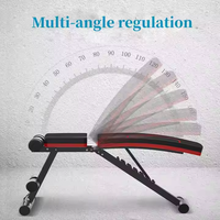 Banc de musculation multifonction pliable et réglable pour exercices de musculation et de fitness