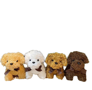 DZ Mini Soft Plush Dog Keychain Cute Stuffed <b>Animal</b> Doll Eco-Friendly Bag Pendant Puppy Keychain - Product Image 6