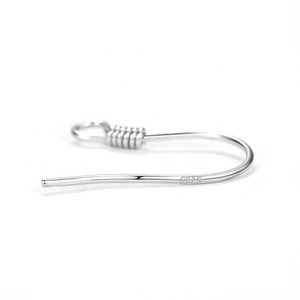 925 Sterling Silver Jewelry Accessories Silver 925 <strong>Earrings</strong> <strong>Hooks</strong> - Product Image 4