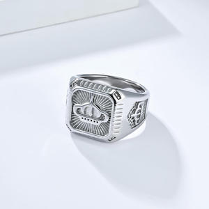 Anillo de Joyería de Moda para Mujer, Anillo de Joyería Fina, Anillo de Acero Inoxidable, Anillo de Joyería Chapado en Oro, Anillo de Compromiso con Chapado PVD - Product Image 3