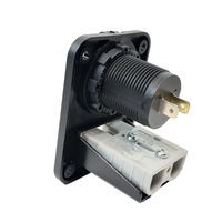 Connecteur d'alimentation Anderson, double prise USB QC3.0, 50A, montage sur panneau, chargeur rapide LED, tension 12-24V