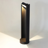 Lampe de jardin carrée étanche pour extérieur, éclairage au sol minimaliste à brancher, lampadaire paysager extérieur pour villa et cour de communauté
