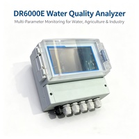 Analizador Inteligente de Calidad del Agua Multiparamétrico, Pantalla Táctil LCD de 7 Pulgadas, RS485, 4-20mA, Aprobado por CE, para Piscifactorías y Acuicultura