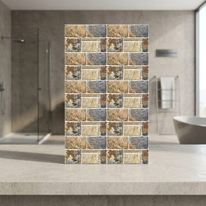 Azulejos de Pared Digitales Esmaltados de Cerámica de 25x37.5cm con Acabado Mate, Diseño Elevado de 250x375, 10x15, del Fabricante Indio Vistaar, al Precio Más Bajo - Product Image 1