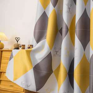 Cortinas Opacas de Poliéster Tejido, Aislantes, de Estilo Moderno, Hechas a Medida, con Alto Nivel de Oscurecimiento, para Dormitorio, Sala de Estar, para Todas las Estaciones - Product Image 3