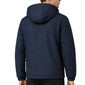 Premium Quality High Quality <b>Waterproof</b> Breathable Hooded Winter Rain <b>Jacket</b> for Men Customized Logo Front Full Sleeve - Product Image 4