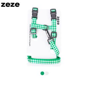 สายจูงสัตว์เลี้ยง <span class=keywords><strong>Zeze</strong></span>, สายจูงแมว, ชุดสายรัดและสายจูงแมวแบบปรับได้, สายรัดสัตว์เลี้ยงที่ระบายอากาศได้ดีและทนทานสำหรับแมวขนาดเล็กถึงขนาดกลาง - Product Image 5