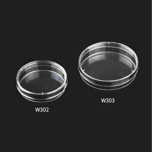 Placas de Petri de 55 mm y 60 mm, Placas de Cultivo Celular Desechables de Plástico para Uso en Laboratorio - Product Image 1