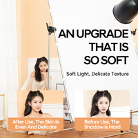 Écran diffuseur de lumière douce pour studio photo MIAOTU, blanc, sans couture, tissu de diffusion de lumière, cadre métallique, pliable
