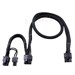 PCI-E สายเคเบิลโมดูลาร์แบบ8pin คู่สำหรับ Corsair RM550X RM650X RM750X <span class=keywords><strong>RM850X</strong></span> RM1000X - Product Image 1