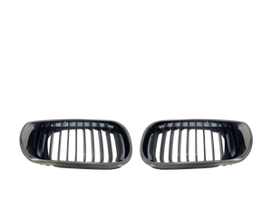 Para BMW Serie 3 (<span class=keywords><strong>E46</strong></span>, 06/1998-07/<span class=keywords><strong>2005</strong></span>) rejilla delantera (negro, L/R), compatible con OE No. 51137030545/51137030546 - Product Image 1