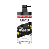 Gel de rasage pour hommes de super qualité 1500ml avec pompe couleur claire rasage facile produits de rasage Offre Spéciale