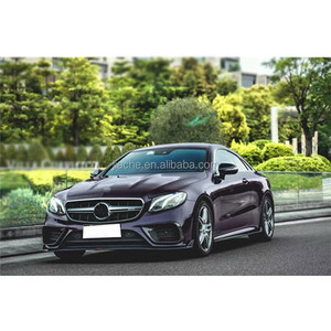 De fibra de carbono frente Spoiler para <span class=keywords><strong>Mercedes</strong></span> <span class=keywords><strong>Benz</strong></span> Clase E <span class=keywords><strong>C238</strong></span> deporte Coupe 2017-2019 FRP La parachoques guardia estilo de coche - Product Image 5