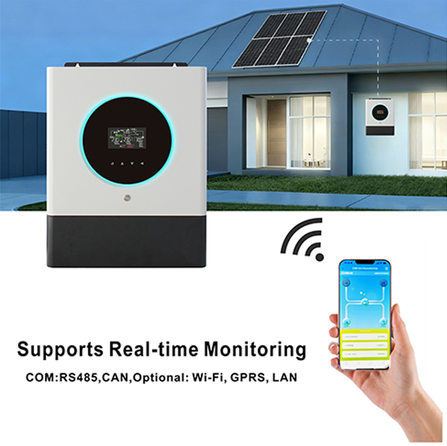 Factory Direct Sales One-year After-sales Service Household SC-MAX II 8KW Single-phase Hybrid Grid Inverter 50/60Hz Auto Single