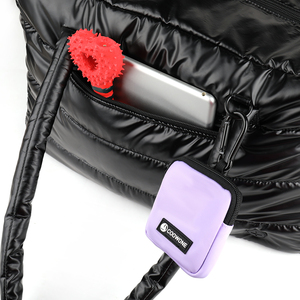 कस्टम कपास क्विल्ड कुत्ते स्लिंग बैग पोर्टेबल कुत्ते स्लिंग बैग के साथ पोर्टेबल कुत्ते नरम पक्षीय वाहक बैग - Product Image 2