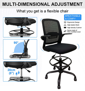Brazil Furniture Multiple Function Adjustments Swivel Full Mesh Office <b>Chair</b> High Back Comfortable Ergonomic Office boss <b>Chair</b> - Product Image 6