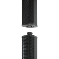Accuracy Pro Audio AC22TD3 2000W Sistema PA Profesional Clase D para Escenario con Patente, Columna de Altavoces Activos de Madera de 2*10 Pulgadas