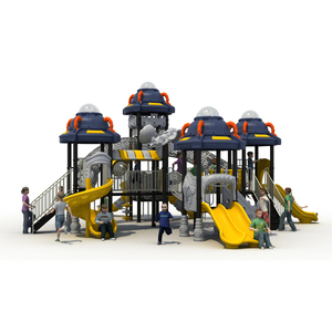Columpio al aire libre parque infantil diseño colorido tobogán para niños parque infantil de seguridad al aire libre para niños Juego toboganes - Product Image 6