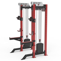 Smith Cable Crossover Machine Squat Rack Fly Machine Power Rack Entraînement de force pour triceps, bras et jambes avec pile de poids de plus de 75 kg