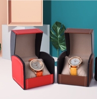 Offres Spéciales en gros exquis boîte rabattable en cuir Pu boîte de montre européenne boîte de montre unique personnalisation en gros