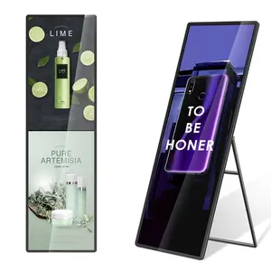 Boden Mobile Digital Signage Wifi LED Poster Außen werbe bildschirm Vertikale Anzeige LED p2.5 Stehender Poster-Werbe bildschirm