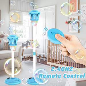 Lampe de rue en plastique à hauteur réglable avec télécommande automatique, machine à bulles musicale pour fêtes estivales en extérieur, jouet pour enfants - Product Image 2