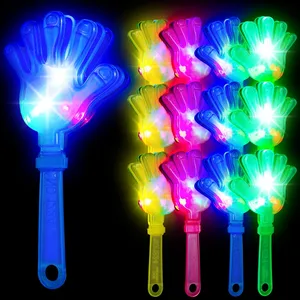 Hstyle tangan Clapper cahaya LED Clappers Noisemakers keras pembuat kebisingan mainan Clap Toy untuk pesta nikmat perlengkapan