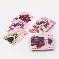 Cartes à jouer personnalisées en plastique pour adultes, thème anime et dessin animé, avec échantillon gratuit, logo personnalisé et couleurs CMYK/Pantone