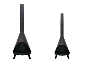 Caminetto a Legna da Esterno da 83 Pollici con Canna Fumaria <span class=keywords><strong>e</strong></span> Griglia per Patio <span class=keywords><strong>e</strong></span> Giardino - Product Image 6
