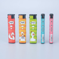Briquet en métal coupe-vent économique avec publicités et couleurs personnalisables Convient aux fêtes en matériau épaissi.