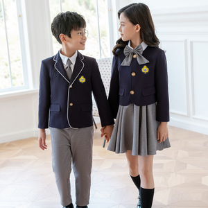 Uniforme de jardín de infantes Estilo universitario británico para niñas Estilos de uniforme de clase de escuela primaria - Product Image 5