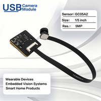 Module de caméra MIPI 5MP GC05A2 avec capteur CMOS BSI, 30FPS RAW10 pour applications de vision haute résolution