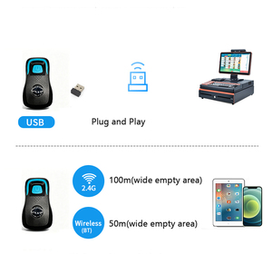 เครื่องสแกนบาร์โค้ดไร้สาย EDOO AI1500 รุ่นปรับแต่งพิเศษ EDOO AI1500 Mini 2D 2.4G NFC แบบพกพา สำหรับอ่าน QR Code เพื่อการจัดการสินค้าคงคลัง - Product Image 4
