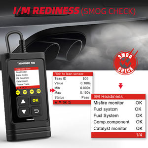 THINKCAR ThinkOBD 100 OBD2/ EOBD เครื่องมือตรวจสอบ รีเซ็ต สแกน ฟังก์ชั่นครบถ้วนสำหรับยานยนต์ อ่านโค้ด OBD2 - Product Image 1