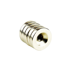 <span class=keywords><strong>Aimant</strong></span> en néodyme personnalisé N35-N52, <span class=keywords><strong>aimant</strong></span> circulaire rond en néodyme avec trou fraisé pour vis - Product Image 1