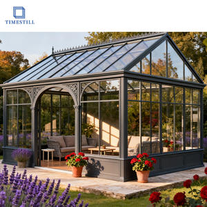 ชุดสวนฤดูหนาวแบบทำมือห้องกระจกโมดูลาร์ติดตั้งง่ายพร้อมกรอบอลูมิเนียมที่ทนทาน - Product Image 2