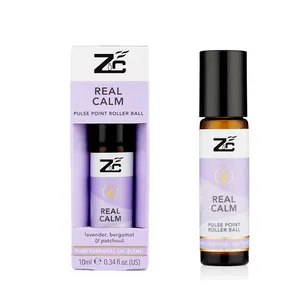 Real Calm Bath Oil 100% Pure Essential Oil Roller Ball oil Calming Aromatherapy