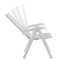 Sillón Reclinable de Metal (Paquete de 2), Diseño Contemporáneo y Duradero, Multiposiciones, Ergonómico, para Jardín, Playa, Exterior
