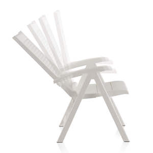 Poltrona Reclinabile in Metallo (Confezione da 2) Design Contemporaneo e Resistente, Sedia Ergonomica Multi-posizione per Giardino, Spiaggia e Esterni - Product Image 3