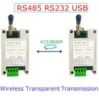 Transceptor de Red Maestro-Esclavo RS485/RS232/USB, Repetidor Inalámbrico FSK GFSK 433M 868M Uhf FR, Módulo RT4AE01