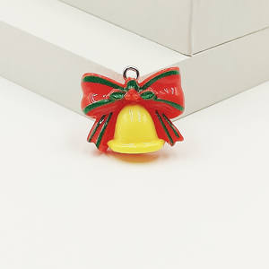 Schneeflocke Schneemann Bär Anhänger Zuckers tange Geschenk box Strumpf Flatback Harz Cabochons für Handwerk DIY - Product Image 3