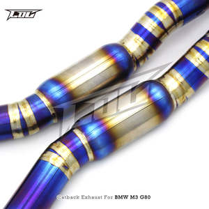 Sistema de <span class=keywords><strong>Escape</strong></span> Deportivo con Válvulas BSK, Tubos de Titanio Catback y Silenciador para <span class=keywords><strong>BMW</strong></span> M3/<span class=keywords><strong>M4</strong></span> G80/G82/G8X 3.0T 2019-2023, Piezas de Auto - Product Image 4