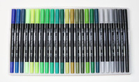Touchfive — marqueurs de peinture à double pointe, 72 couleurs, bon marché, ensemble de stylos à brosse de couleur à l'eau