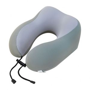 Almohada de Viaje en Forma de U de Espuma Viscoelástica de Seda Helada Personalizada para Verano, Soporte Cervical de Rebote Lento para Siesta en Oficina o Avión - Product Image 5